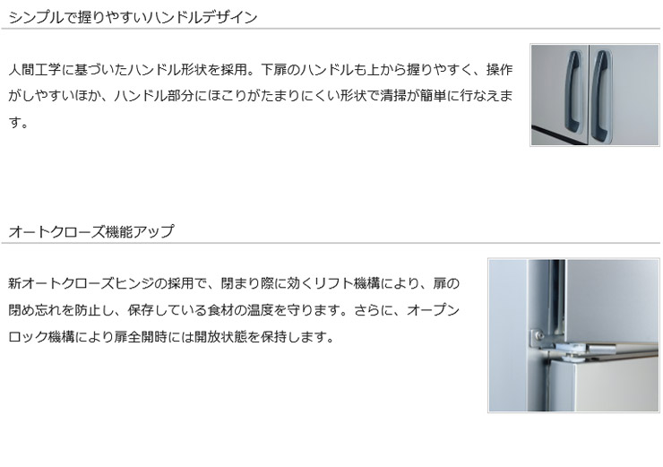 パナソニック業務用冷蔵庫商品説明