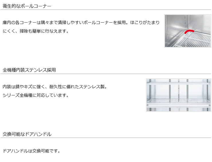 パナソニック業務用冷蔵庫商品説明