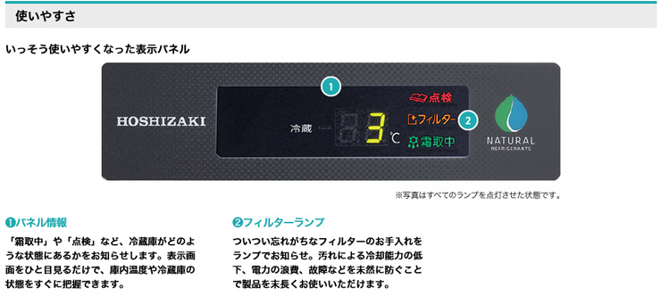 ホシザキ業務用横型冷蔵庫商品説明