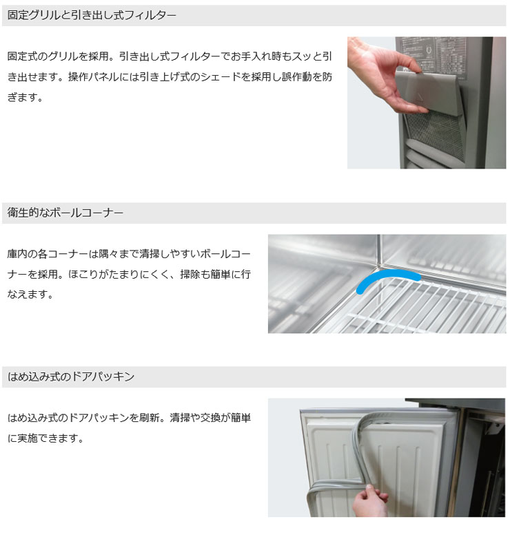 パナソニック業務用冷蔵庫商品説明